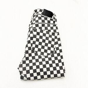 BDG Checkerboard Skinny Jeans in Black and White